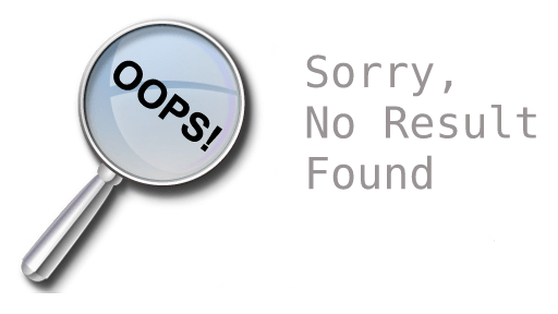 Sorry!!! No result found